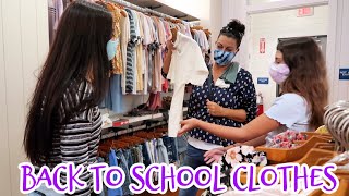 FINAL BACK TO SCHOOL MALL SHOPPING TRIP! SHOP WITH ME! EMMA AND ELLIE