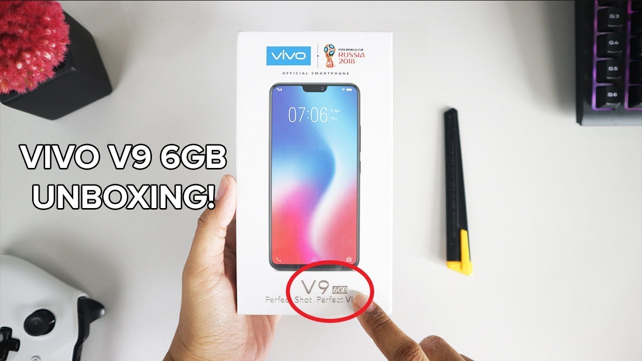 Vivo V9 6GB Unboxing Indonesia - Saat Vivo Naikin Spek! - YouTube