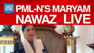 Maryam Nawaz Addresses PML-N's Lawyers' Wing In Lahore | Dawn News English