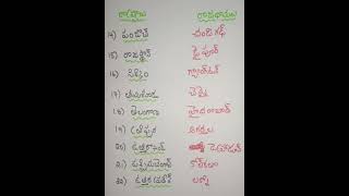 #సామాజిక కంటెంట్ #రాష్ట్రాలు - రాజధానులు(states - capitals)@DSC__aspirant