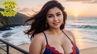 4K Real Indian AI Art Lookbook – Majestic Beauty by the Sea