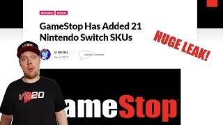 GameStop LEAKS 21 NEW Nintendo Switch Games For E3 2019!
