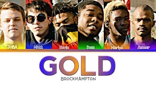 BROCKHAMPTON - GOLD (Color Coded Lyrics)