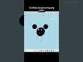 Draw mickey mouse using python #pythonshorts