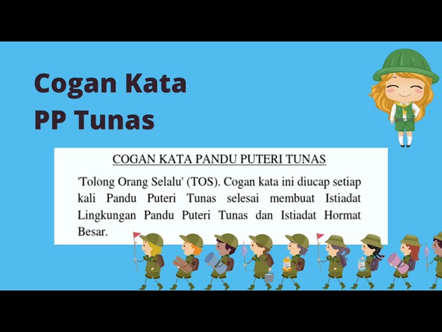 Undang Undang Cogan Kata Pandu Puteri - Buku Panduan Pandu Puteri ...