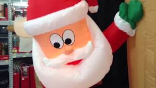 Walmart Christmas 2014: Outhouse Santa Inflatable