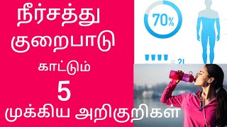 நீர்சத்து குறைபாடு அறிகுறிகள் ||நீர்சத்து குறைபாடு எப்படி சரிசெய்வது| health and home tips|நீர்சத்து