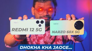 Realme Narzo 60X 5g vs Redmi 12 5G - Best Phones Under 15000