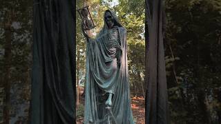 8ft Skeleton Graveyard Statue TUTORIAL! #halloween #halloweenideas #halloween2023 #spooky