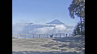 2021年10月15日 七面山山頂（標高1,982m）から見た美しい富士山の絶景