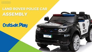 Police Range Rover style SUV 4x4 off road 12v Electric Ride on Jeep Toy Car | Outside Play