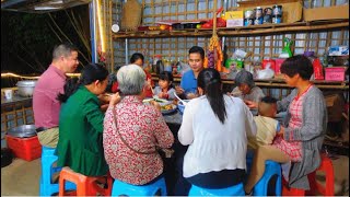 【男版李子柒】粉丝带来鸡肉、草鱼、牛肉等食材，天健下厨做一桌农家菜，色香味俱全，看看有你爱吃的没？