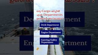 ഒരു cargo ship ൽ എത്രdepartments ഉണ്ടെന്ന് അറിയണ്ടേ? #ship #shortvideo #malayalam #shorts