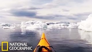 Le pôle nord en kayak