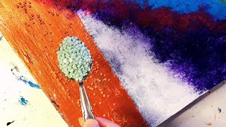 EASY Art For ABSTRACT Acrylic Painting On Canvas