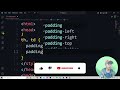 html table padding u0026 spacing magic full stack web development full course from scratch class 65