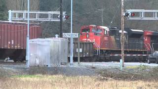 BNSF and CN on the Bellingham Sub