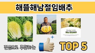 소비자가 선호하는 해뜰해남절임배추 추천 순위 TOP 5