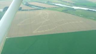 De grootste graancirkel ter wereld / The biggest crop circle on earth