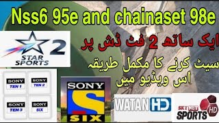 how to set nss6 95 with chainaset 98e on 2 foot dish, F official tv