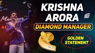 Krishna Arora Diamond Manager 💎 || Delhi Success Day 2024 || Forever Living Product