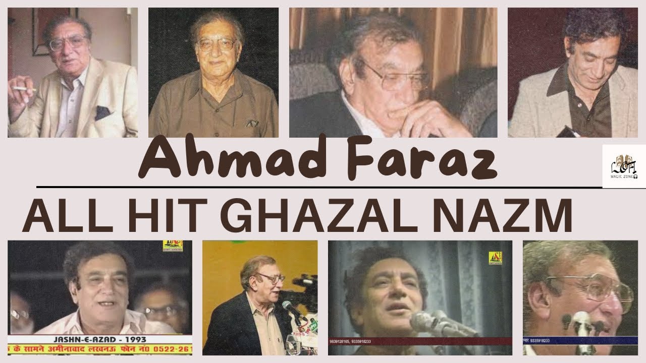 1 Hour Of Ahmad Faraz Best Poetry Collection Of Ahmad Faraz Non Stop ...