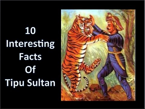 10 Interesting Facts Of Tipu Sultan [HINDI] - YouTube