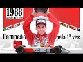 SENNA's 1st year at McLaren, already being CHAMPION - ALL THE RACES OF 1988 - Senna's Career