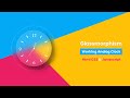 Glassmorphism Analog Clock using HTML CSS & JS | Glassmorphism UI Design