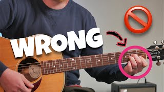 12 Beginner Guitar MISTAKES and How to FIX them