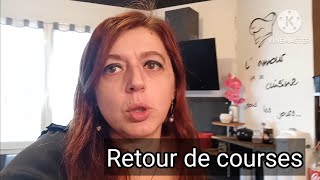 Retour de courses: Intermarché, Action, Centrakor..