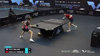 Jules Rolland (FRA) - Abdullah Yiğenler (TUR) WTT Muscat 2025  Group