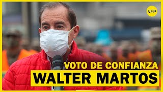 EN VIVO: Walter Martos solicita voto de confianza al Congreso del Perú