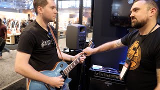 Playing THE FORBIDDEN RIFF in a Huge Guitar Store