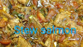 how to cook stew 🍲 salmon from tinned salmon