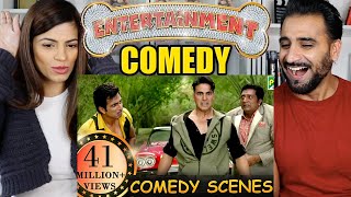 ENTERTAINMENT Movie Comedy Scene REACTION!! | Akshay Kumar | Dogs Fight With Prakash Raj & Sonu Sood