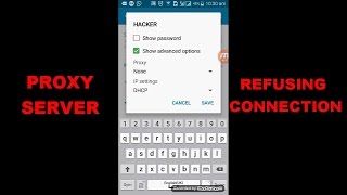 How to Fix Network proxy server refusing connection on Android device