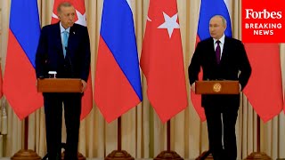 Putin And Erdogan Discuss Grain Deal, Ukraine At Meeting In Sochi, Russia