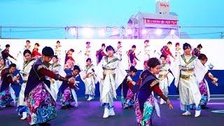 [4K]月下桜舞連　銭形よさこい2017 ステージ会場（中央）