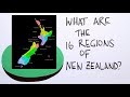 What are New Zealand's 16 regions