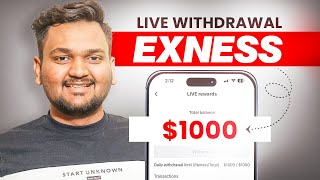 ₹1 LAKH LIVE DEPOSIT \u0026 WITHDRAWAL | EXNESS WITHDRAWAL PROBLEM | HOW TO WITHDRAW FROM EXNESS