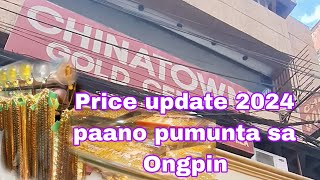 Paano pumunta sa Ongpin Chinatown