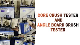 JSR - Core Crush Tester || Angle Board Crush Tester || Paper Testing equipments