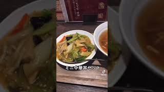 【金沢ラーメン】龍苑　ミニ中華丼セット