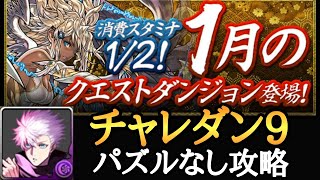 【チャレダン9】1月チャレンジダンジョン9を五条悟で攻略【パズドラ】