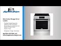 Electrolux Range Error Codes