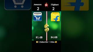 Amazon vs Flipkart 🤯 कौन ज्यादा पैसे 💸 कमाता है❓#shorts