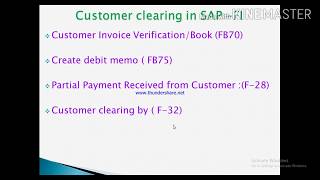 SAP-FICO tutorial (Session-35) Tcode (F-32) how to clear customer invoice in SAP,  AR ( Part-4) |SAP