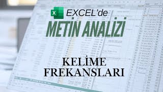 Excel'de Metin Analizi: Kelime Frekansları