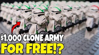 I was sent a $1,000 LEGO CLONE ARMY for FREE?!